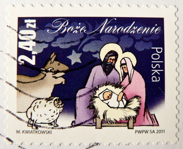 illustratie,Kerstmis-,Polen,godsdienst,Kerstmis,stamps