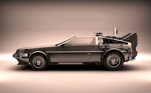 Tilbage til fremtiden,DMC DeLorean,The Time Machine,2000x1236 px,bil