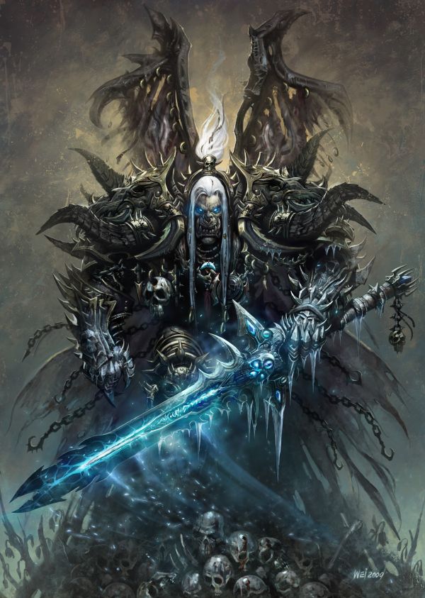 World of Warcraft,illustration,jeux vidéo,crâne,mythologie,World of Warcraft Wrath of the Lich King