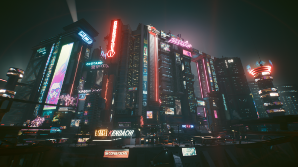 Cyberpunk 2077, Cyberpunk, nuit, CD Projekt RED, jeux vidéo, CGI