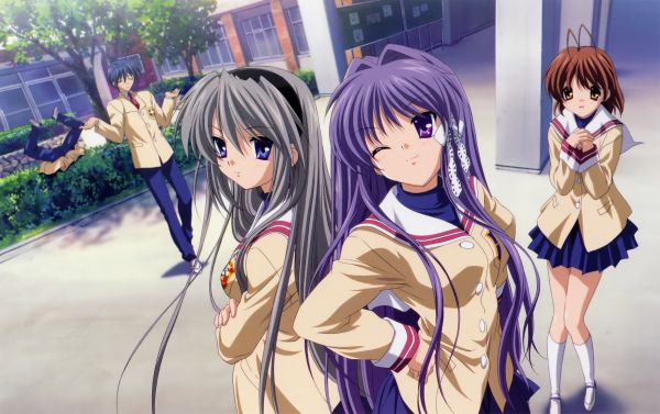 ilustración,Anime,Chicas anime,Clannad,Obra de arte,ropa