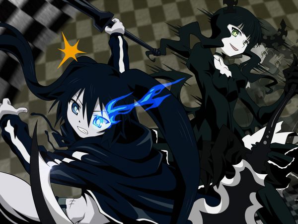 illustrazione, anime, anime girls, Black Rock Shooter, Forza Black Rock Shooter, dead master