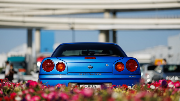 รถยนต์ญี่ปุ่น,Nissan Skyline R34,Daikoku,รถสปอร์ต,Bayside Blue,รถสีฟ้า