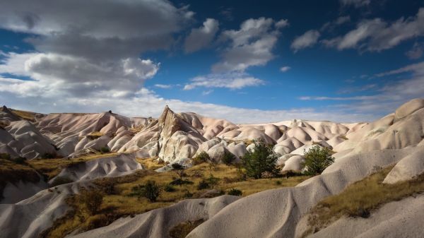 пейзаж,рок,природа,сняг,Турция,небе