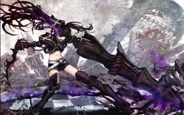 anime,Insane Black Rock Shooter,1680x1050 px,Kuroi Mato