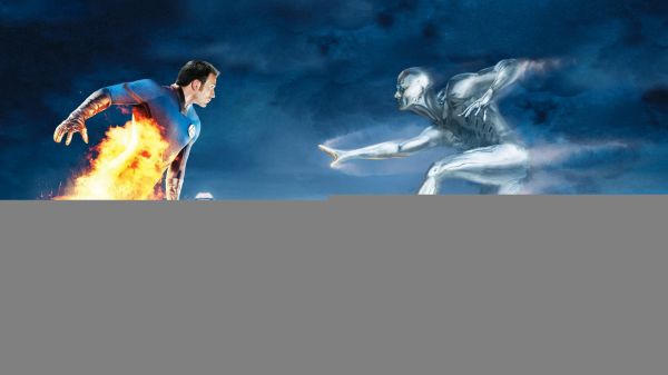 Silver Surfer,Chris Evans,Fáklya,screenshot,háttérképként,atmoszférában föld