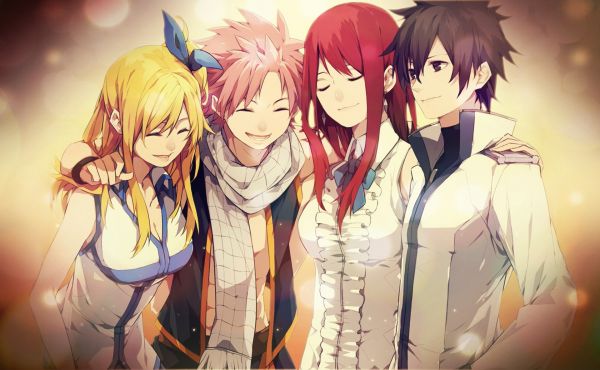 anime,anime lányok,Scarlet erza,Dragneel Natsu,Fullbuster Gray,ábra