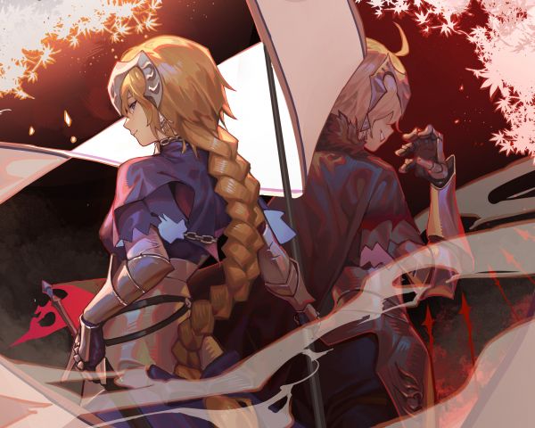 anime,anime tytöt,Fate,Fate apokryfeistä,Fate Grand Tilaa,Jeanne d Arc Fate