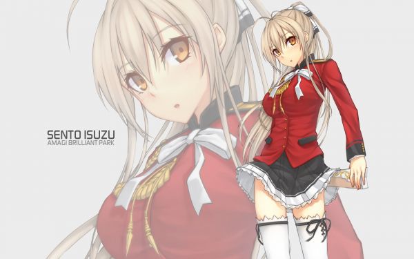 ilustração, Anime, Meninas anime, Amagi Brilliant Park, Sento Isuzu, desenhando