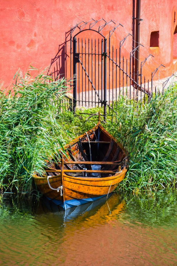 ville,réflexion,bateau,rue,véhicule,été