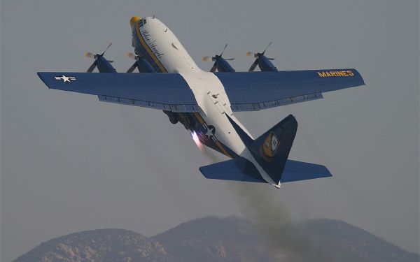 pojazd,samolot,samolot,niebieski,Wojskowych statków powietrznych,Lockheed C 130 Herkules