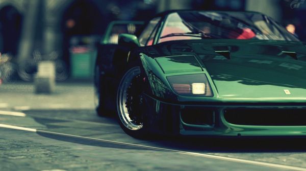 1920x1080 пиксела,кола,Gran Turismo 5,видео игри,Ferrari,Ferrari F40