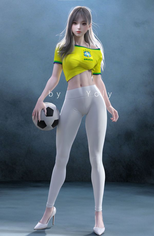 Yoly,futball,foci lányok,Brazília,Brazilian model,Brazilian women