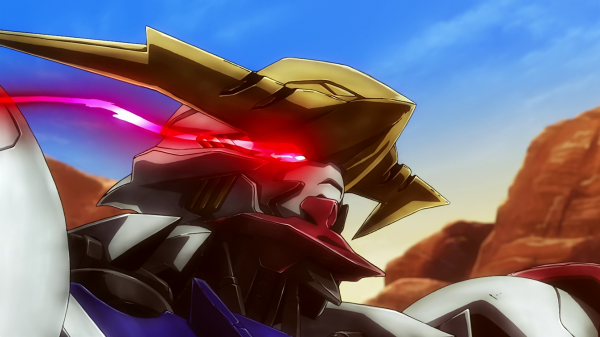 Anime screenshot,Mobile Suit Gundam Iron Blooded Orphans,glowing eyes,anime,Gundam Barbatos Lupus,Mars