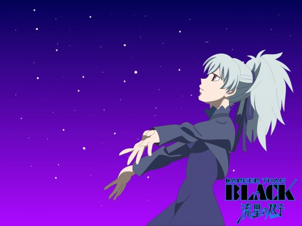 Darker than Black,Yin,girl,sky,stars