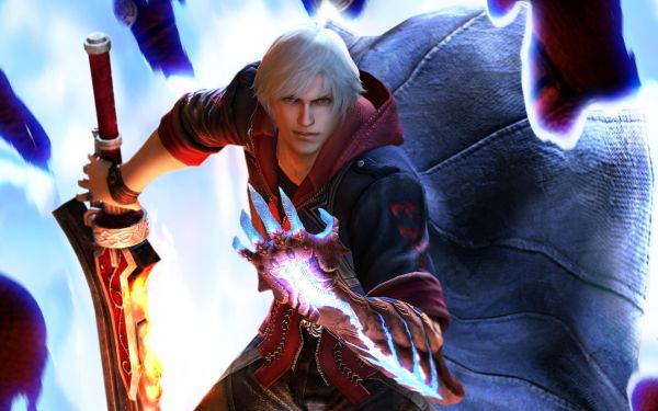 Iblis mungkin menangis,Devil May Cry 4,karakter nero,Video game,2560x1600 px