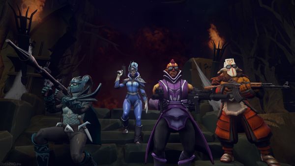 Dota 2,spook moordenaar,KUNST,duisternis,screenshot