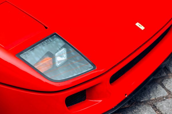 mobil,Ferrari,Ferrari F40,lampu