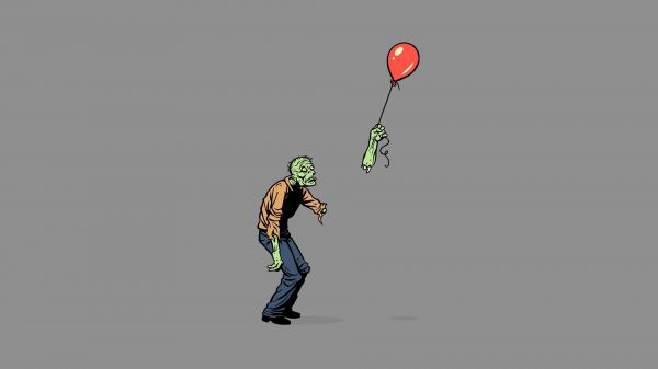 1920x1080 px,schwarzer Humor,Humor,einfach,Zombies