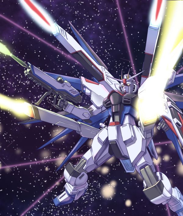 anime, mechs, Gundam, Σούπερ Robot Wars, Mobile Suit Gundam SEED, Freedom Gundam