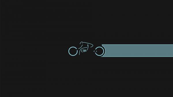 1920x1080 px,ljus cykel,tron,minimalism