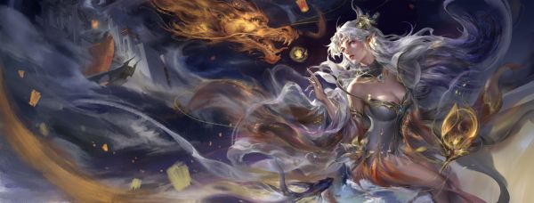 illustrazione,Rishengrisheng,fan art,Honor of Kings,videogiochi,Diao Chan