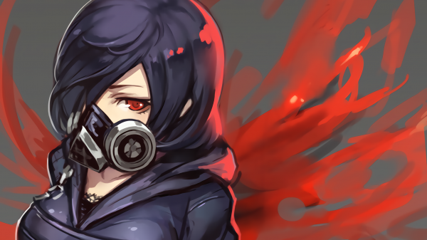 Illüstrasyon, Anime, Anime girls, Tokyo Ghoul, Kirishima Touka, Mangaka