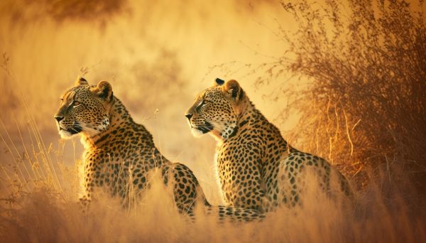 ai art,leopard,savana,Afrika