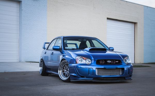 car,vehicle,blue,Subaru,impreza,Garage