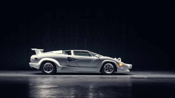 Lamborghini Countach,Countach 25th Anniversary,λευκά αυτοκίνητα,φωτογραφία