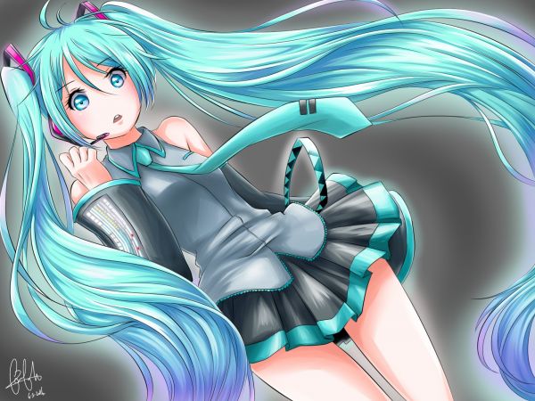 ilustrace,dlouhé vlasy,anime,anime dívky,kreslená pohádka,Vocaloid