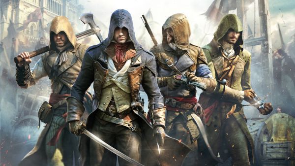 videojuegos, soldado, Assassin's Creed, Assassin's Creed Unity, captura de pantalla, jefe militar