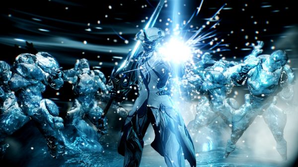 Warframe, Grineer Warframe, Snímek obrazovky, počítač tapeta, Frost Warframe, zvláštní efekty