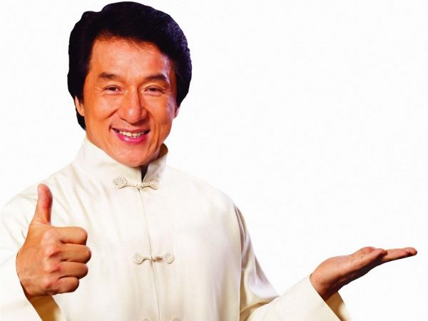 Jackie Chan,színész,white suit,mosoly