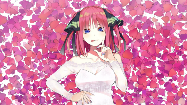 аниме момичета,аниме,сватбена рокля,Nakano Nino,5 toubun no Hanayome