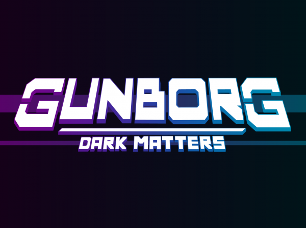 videospill,game logo,Gunborg,robot,tech,cyborg