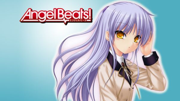 Angel Beats, menina, ilustração, Anime, desenho animado, fofa