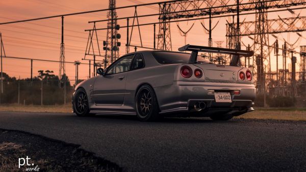 นิสสันสกายไลน์ GT R R34,นิสสันสกายไลน์ GT R,นิสสันสกายไลน์,Nissan,รถยนต์ญี่ปุ่น,JDM