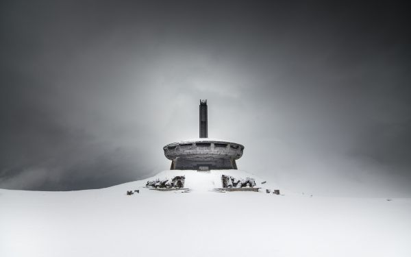 white,black,monochrome,snow,architecture,building