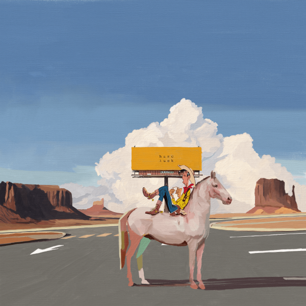 Tito Merello,arte digital,obra de arte,ilustração,panorama,Lucky Luke