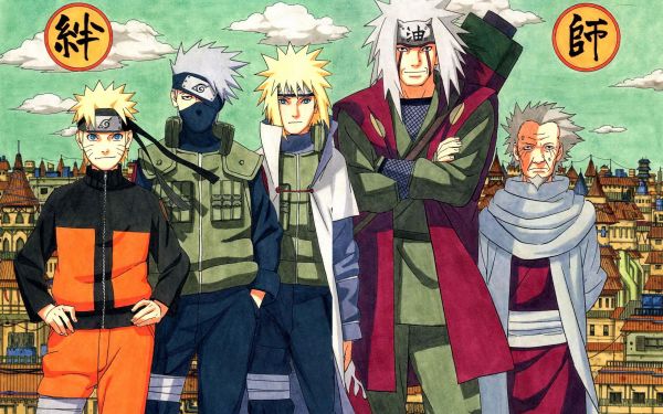 Naruto Shippuden,Namikaze Minato,naruto,Yondaime,sarutobi hiruzen,Hatake kakashi