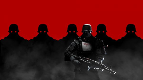 bayangan hitam,tentara,Wolfenstein Orde Baru,Wolfenstein,kegelapan,screenshot