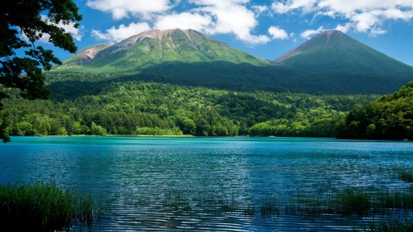 vatten,moln,himmel,Berg,ekoregion,Natural landscape