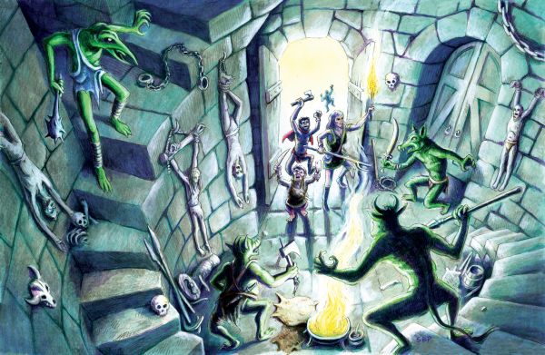 Dungeon Crawl Classics,παιχνίδι ρόλου,Table Top RPG,τυχοδιώκτες,Goodman Games,fictional creatures