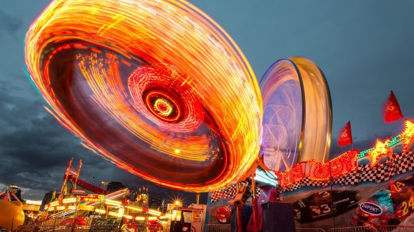 light painting,1920x1080 px,ferris wheel,long exposure,theme parks