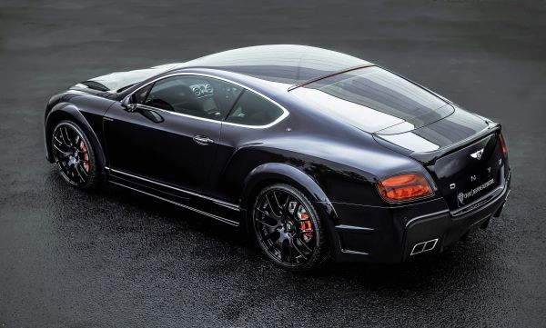 coche, vehículo, coche deportivo, Bentley, negro, sintonización