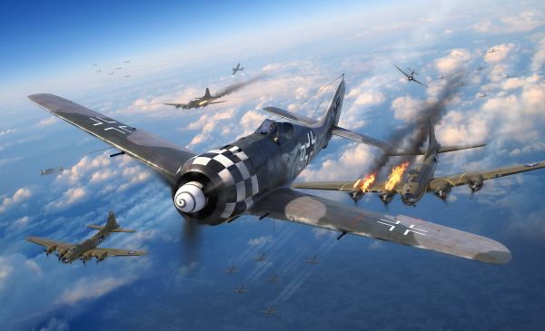 Andre verdenskrig,fw 190,Focke Wulf,Focke Wulf Fw 190,fly,krig