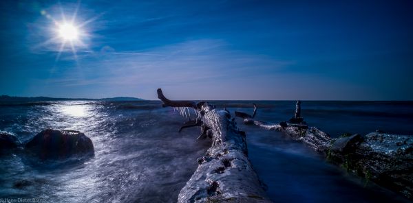 baggrundsbelysning,meer,balticsea,Rugen,sonne,ostsee