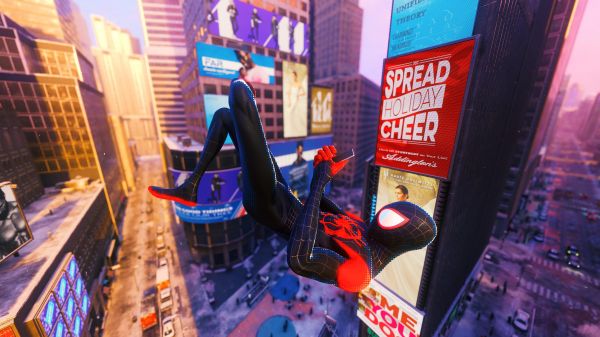 uomo Ragno,Miles Morales,città,New York City,Spiderman Miles Morales,grattacielo