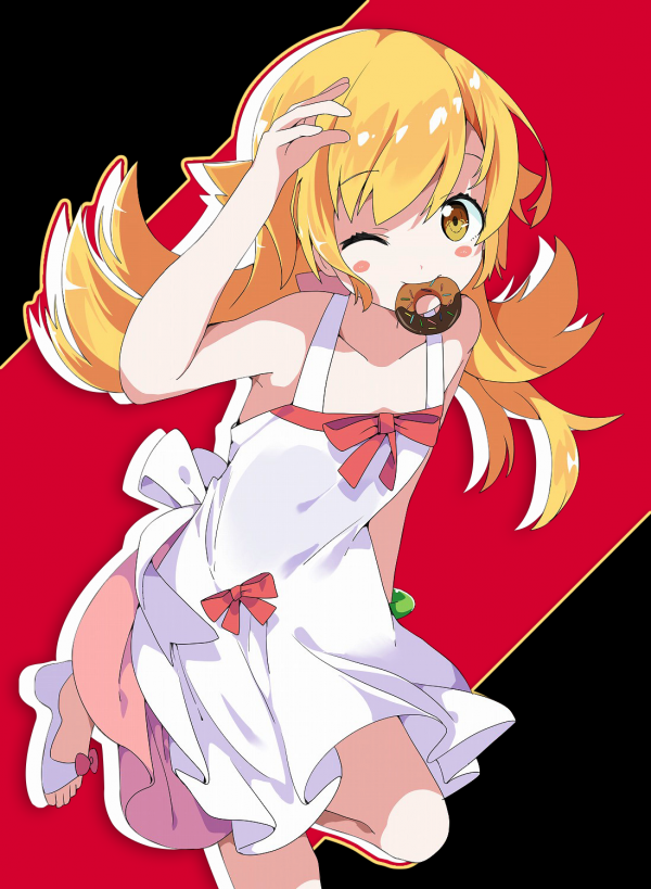 Monogatari Series,Oshino Шинобу,аниме,аниме момичета,вампири,vampire anime